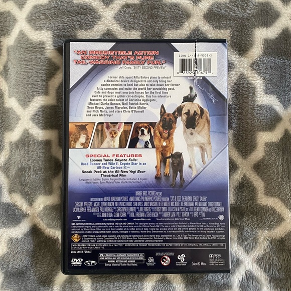 ⭐️3/20 Cats and Dogs The Revenge of Kitty Galore dvd movie - Picture 2 of 4